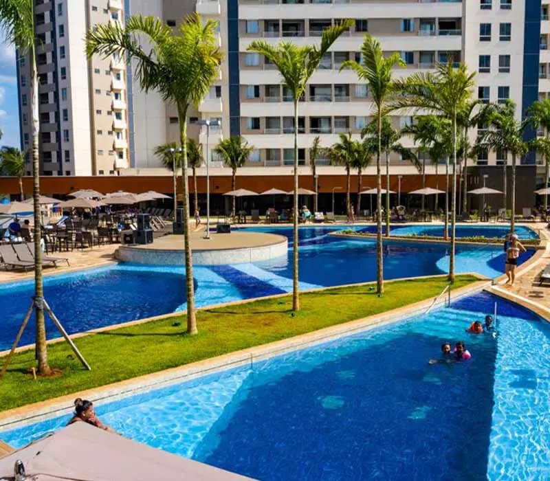 Enjoy Solar das Águas Park Resort vista piscina principal